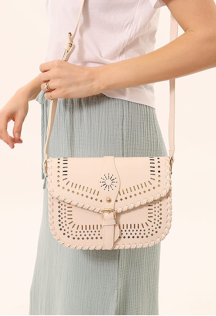 lagunaoaksoa Selina Crossbody Bag-Ivory