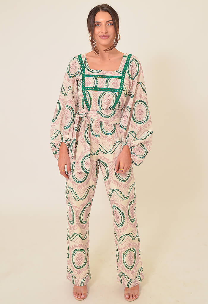 BTFL Life Odelia Embroidered Jumpsuit