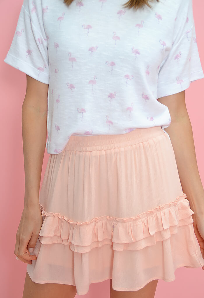 lagunaoaksoa Ella Mini Skirt-Blush