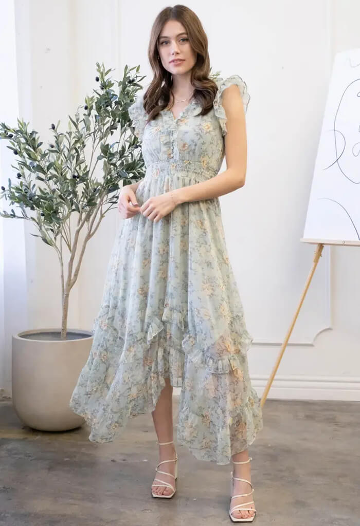 lagunaoaksoa In Bloom Midi Dress