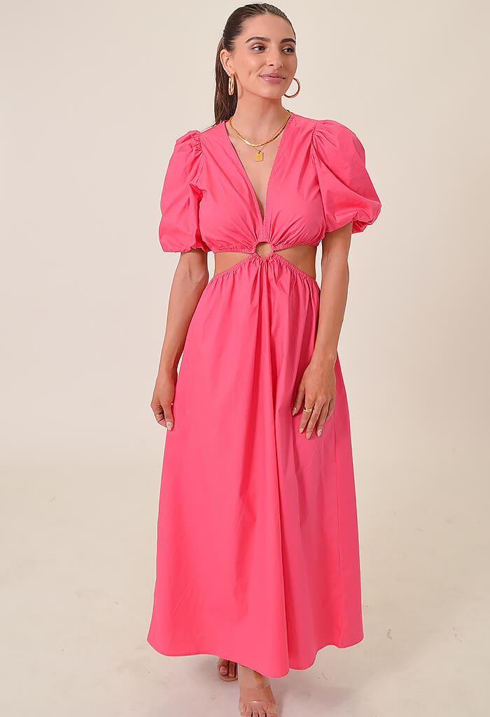 DELUC Rigel Dress-Fuchsia