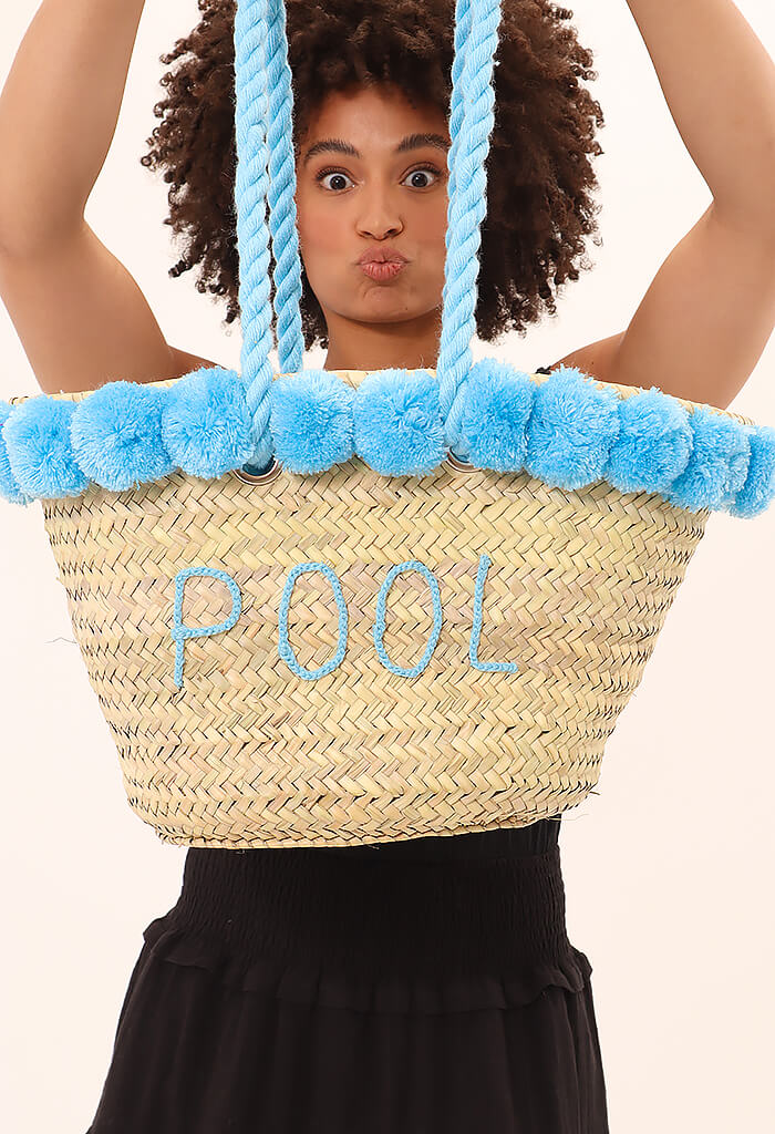 lagunaoaksoa Pool Party Basket-Blue