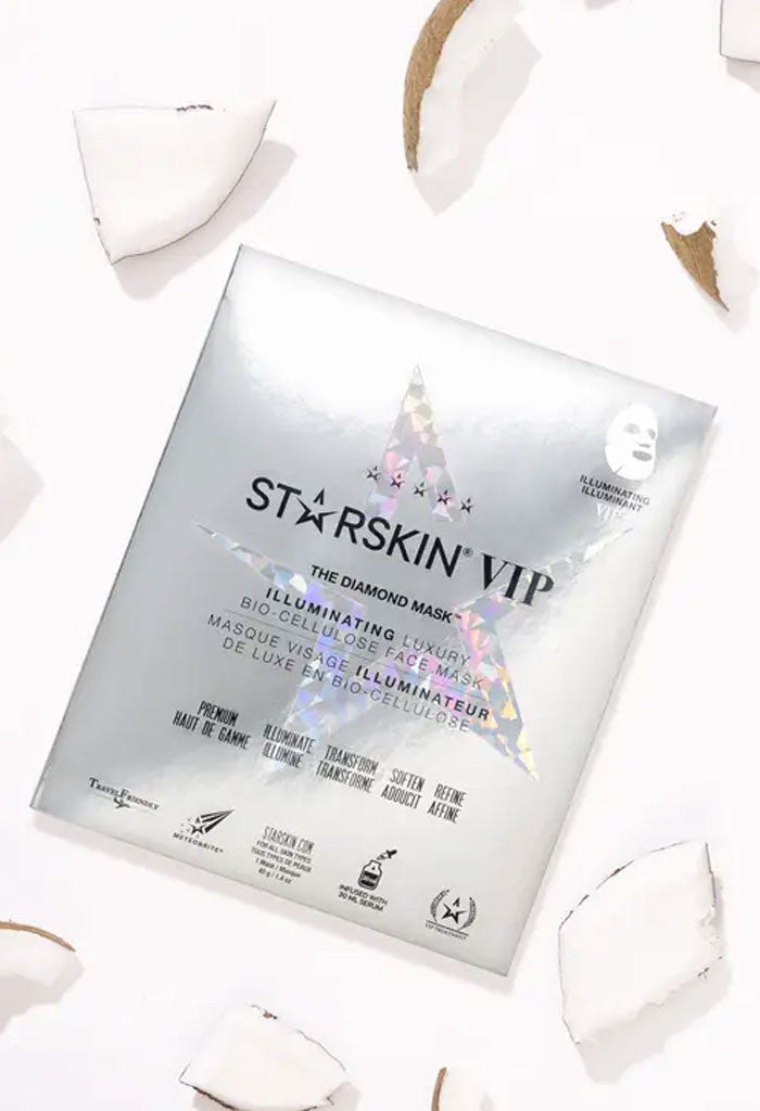 Starskin Beauty Illuminating Diamond VIP Bio-Cellulose Face Mask