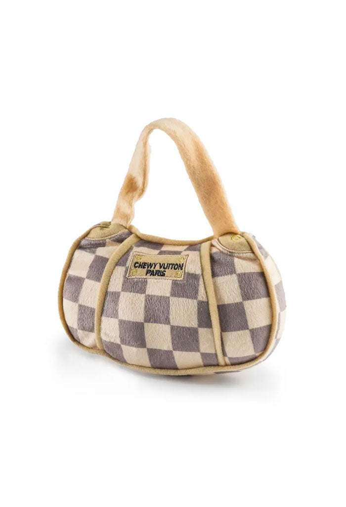 Haute Diggity Dog Checker Chewy Vuiton Handbag