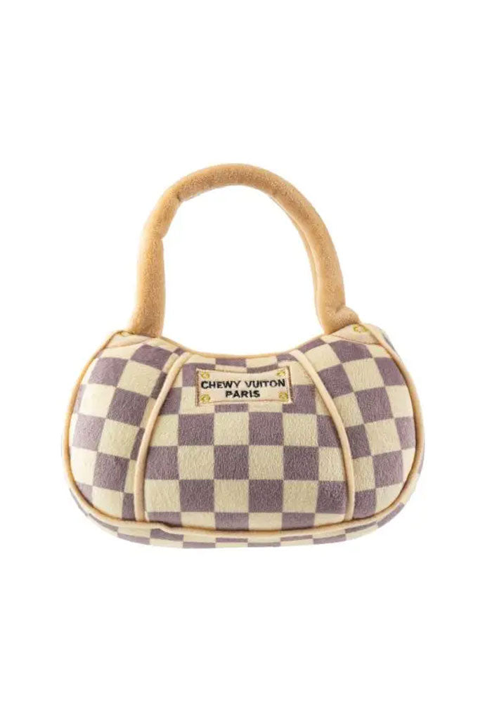 Haute Diggity Dog Checker Chewy Vuiton Handbag