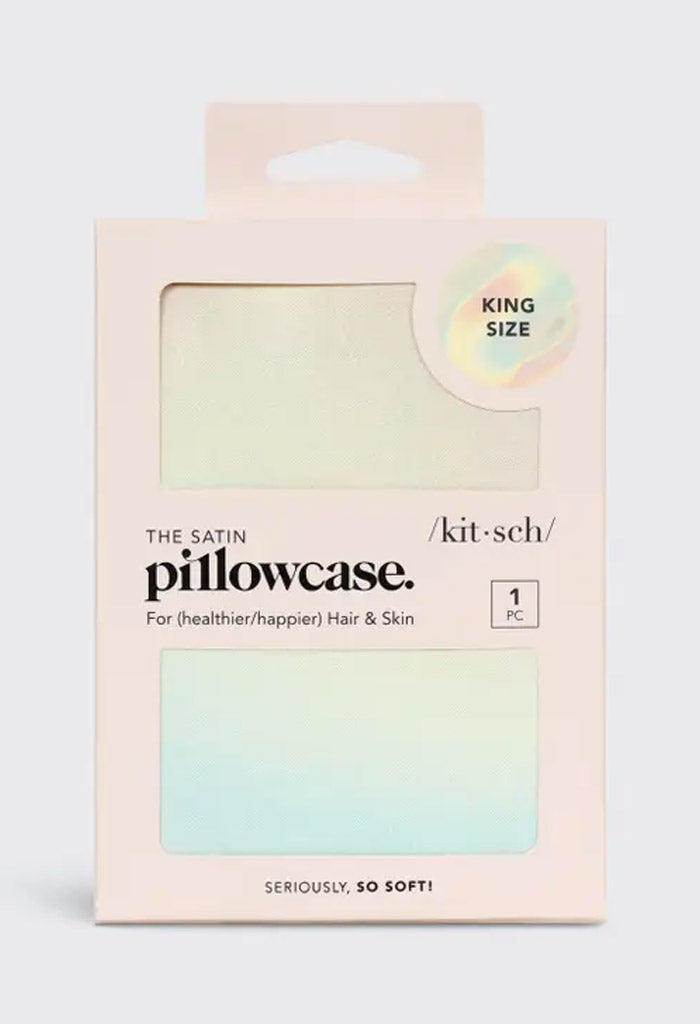 Kitsch Satin King Pillow Case-Aura