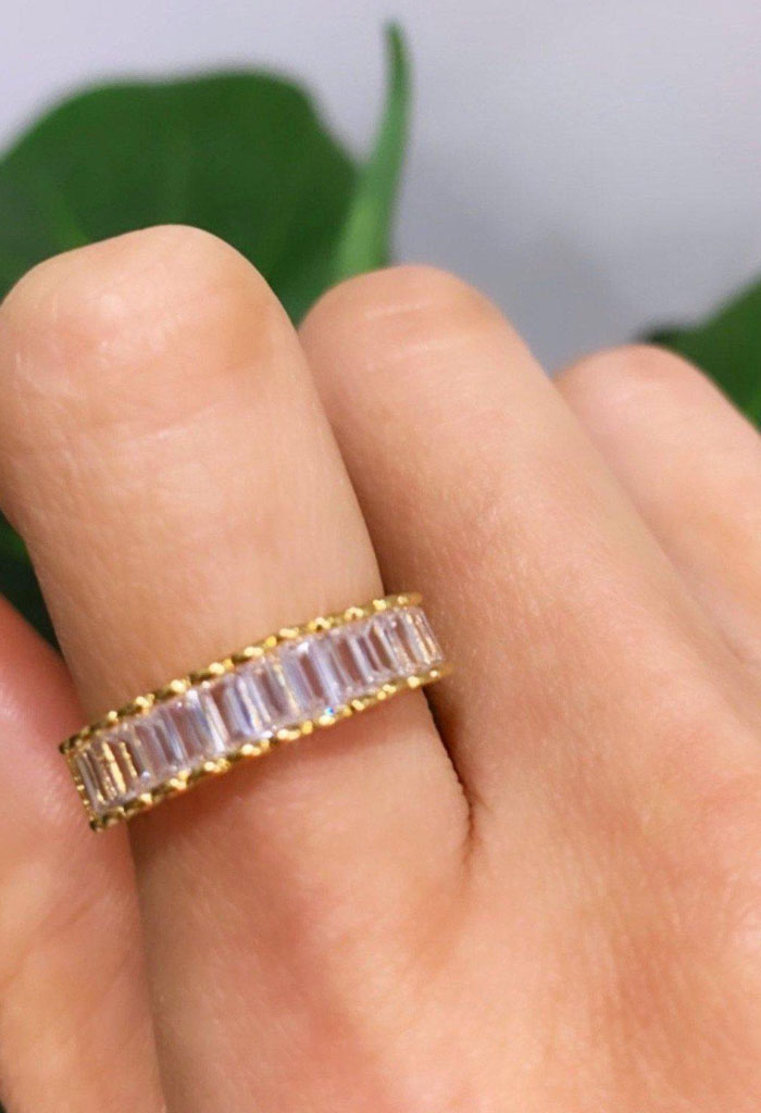 Bracha Baguette Queen Ring