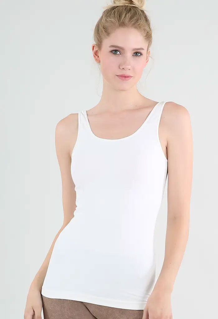 lagunaoaksoa Jersey Tank Top-White