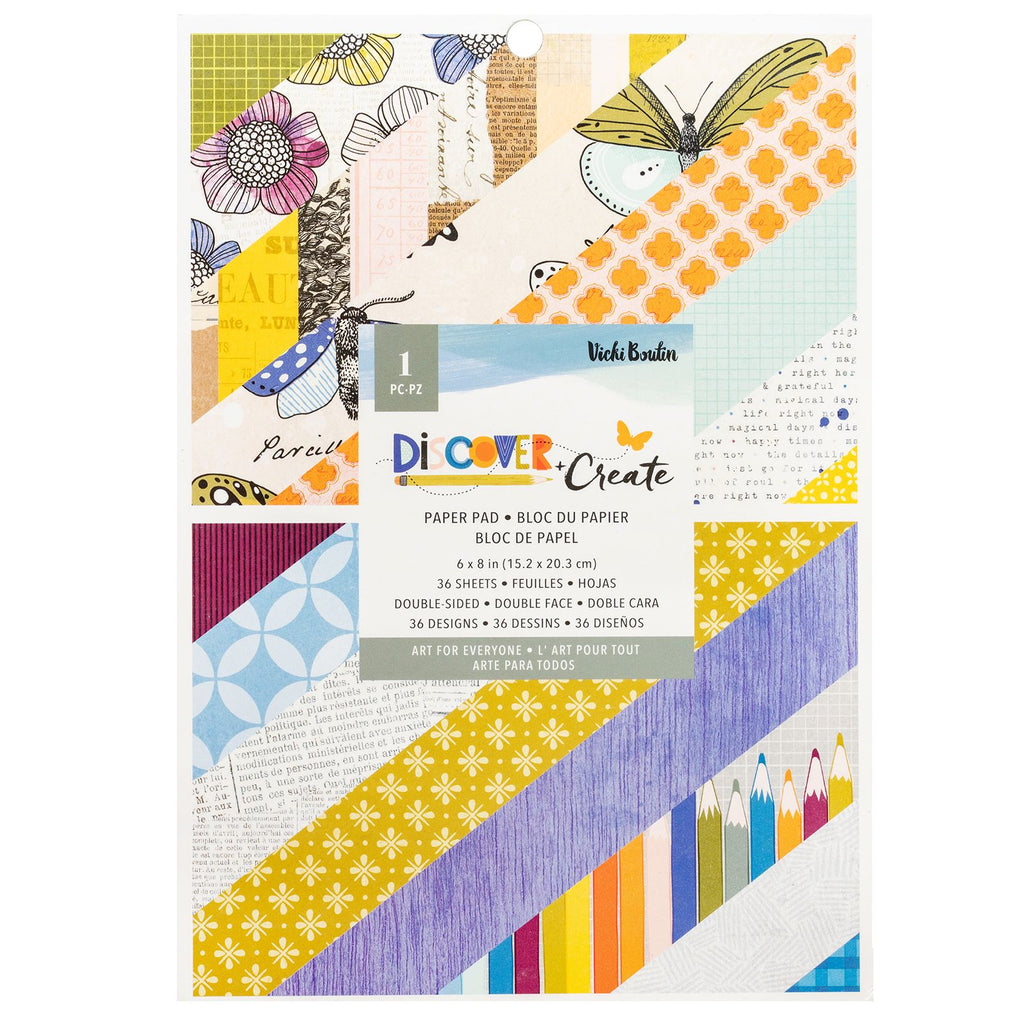  DCWV SK-002-00009 Scrapbook Kit in a Stack, 8 by 8-inches,  Travel
