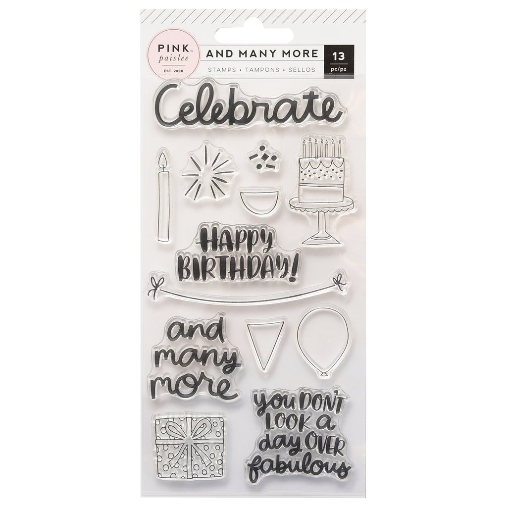 Pebbles Lovely Moments Clear Acrylic Stamp Set – Cheap Scrapbook Stuff