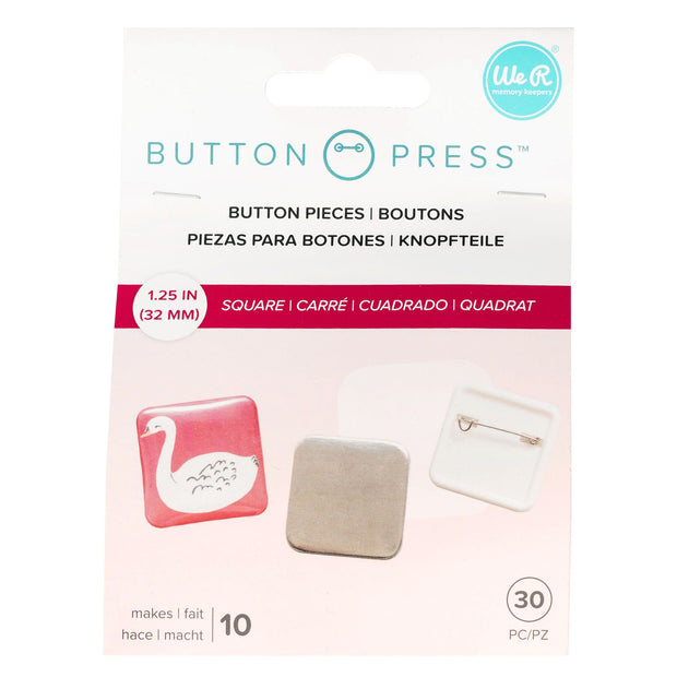 We R Memory Keepers Button Press Refill Pack- Heart