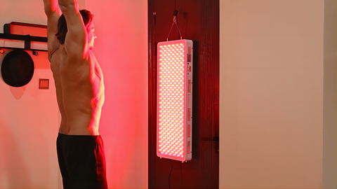 how far to use red light therapy device