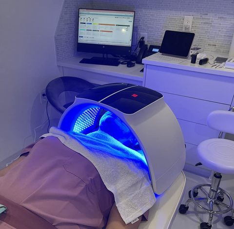 Blue Light Therapy Works for Acne Spots