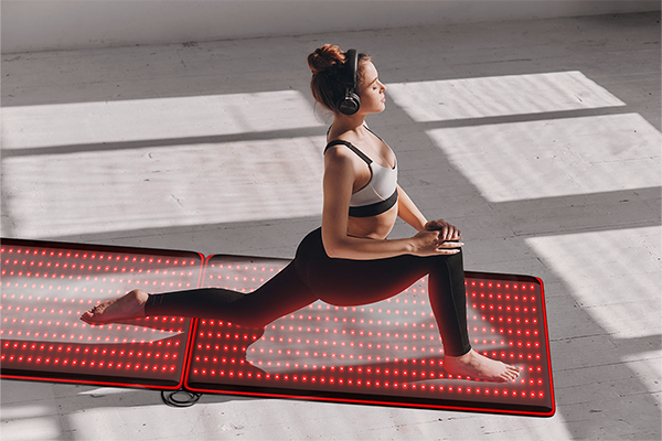 Bestqool red light therapy pad at home