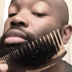 nature boy wooden beard comb