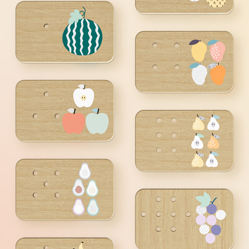 Kid-Friendly Wooden Tracing Boards – Smooth Edges & Durable Craftsmanship - Counting Side