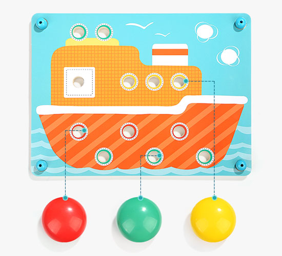 8In1 Button Puzzle - Challenging and Fun Child Toy - Juego de puzzle de formas y colores