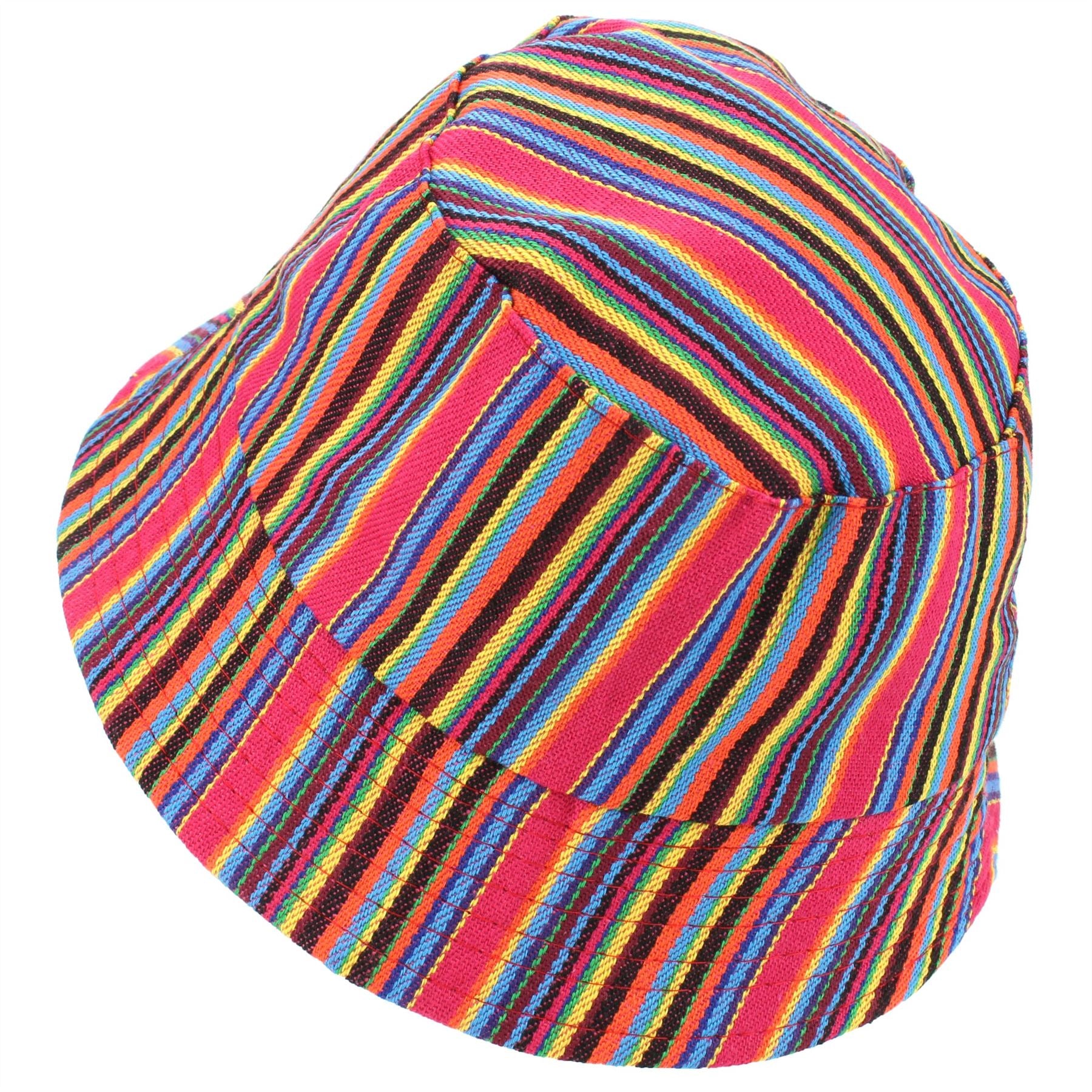 Canvas Bucket Hat - Aztec Pink