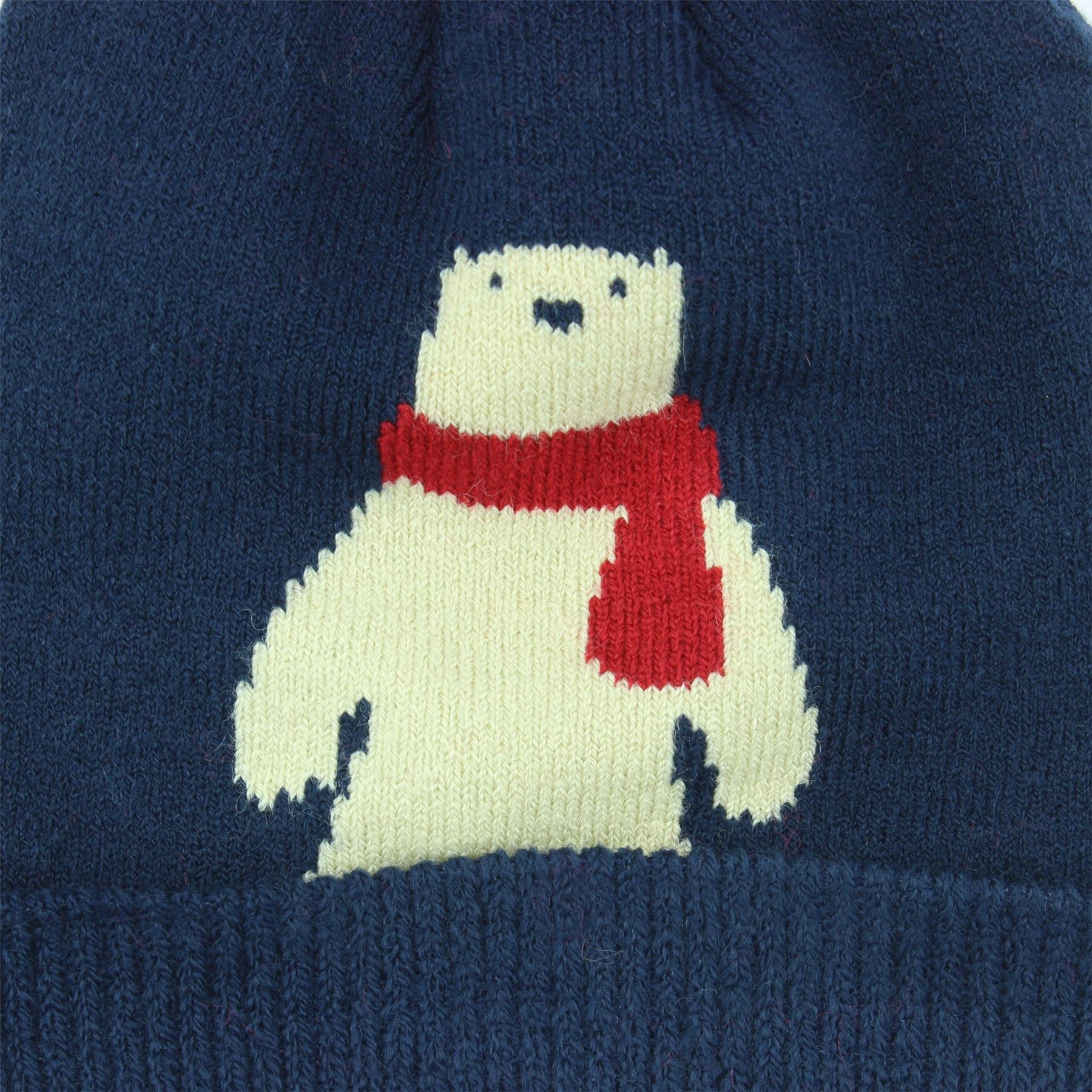 Childrens Arctic Character Beanie Hat - Polar Bear