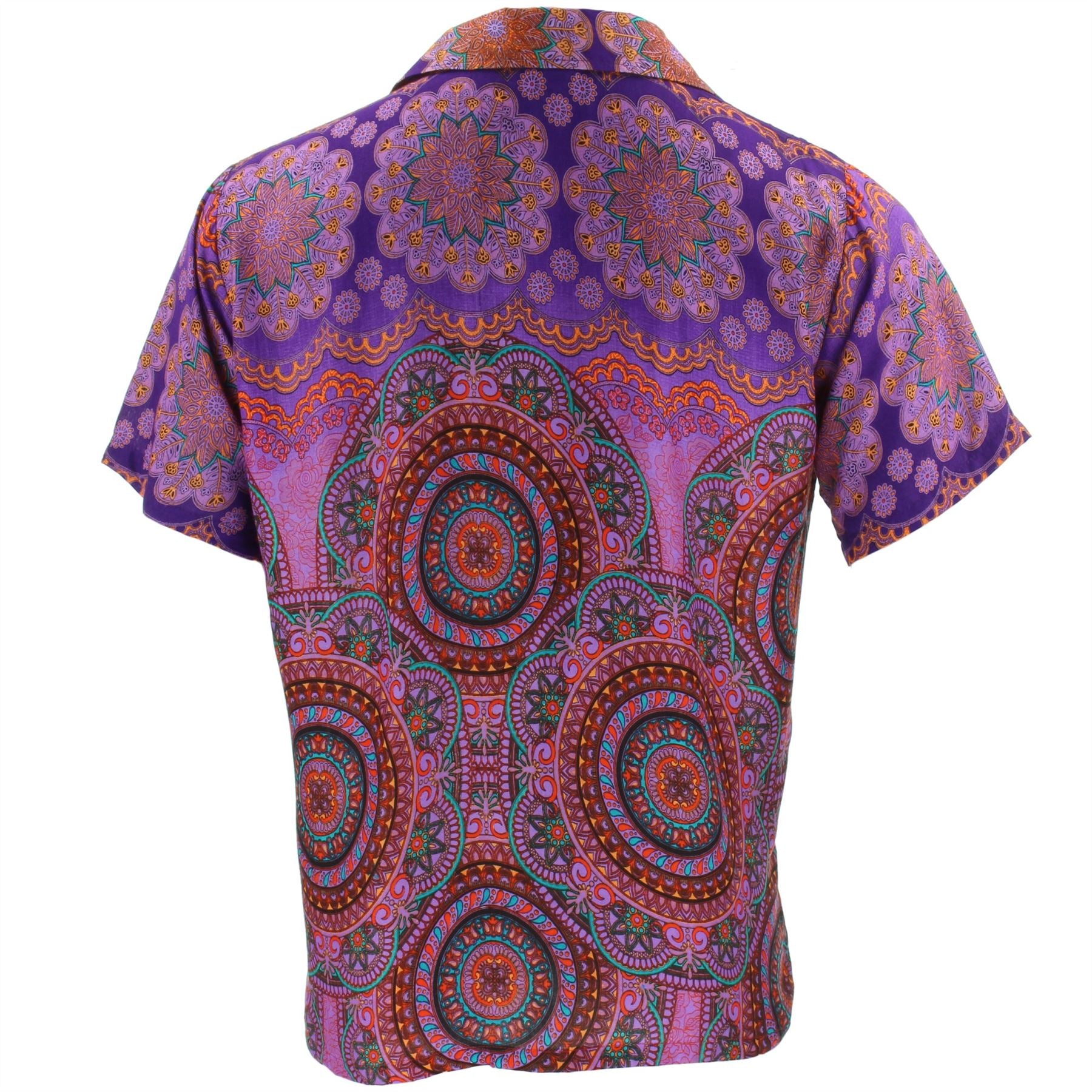 Boho Circle Mandala Shirt - Purple