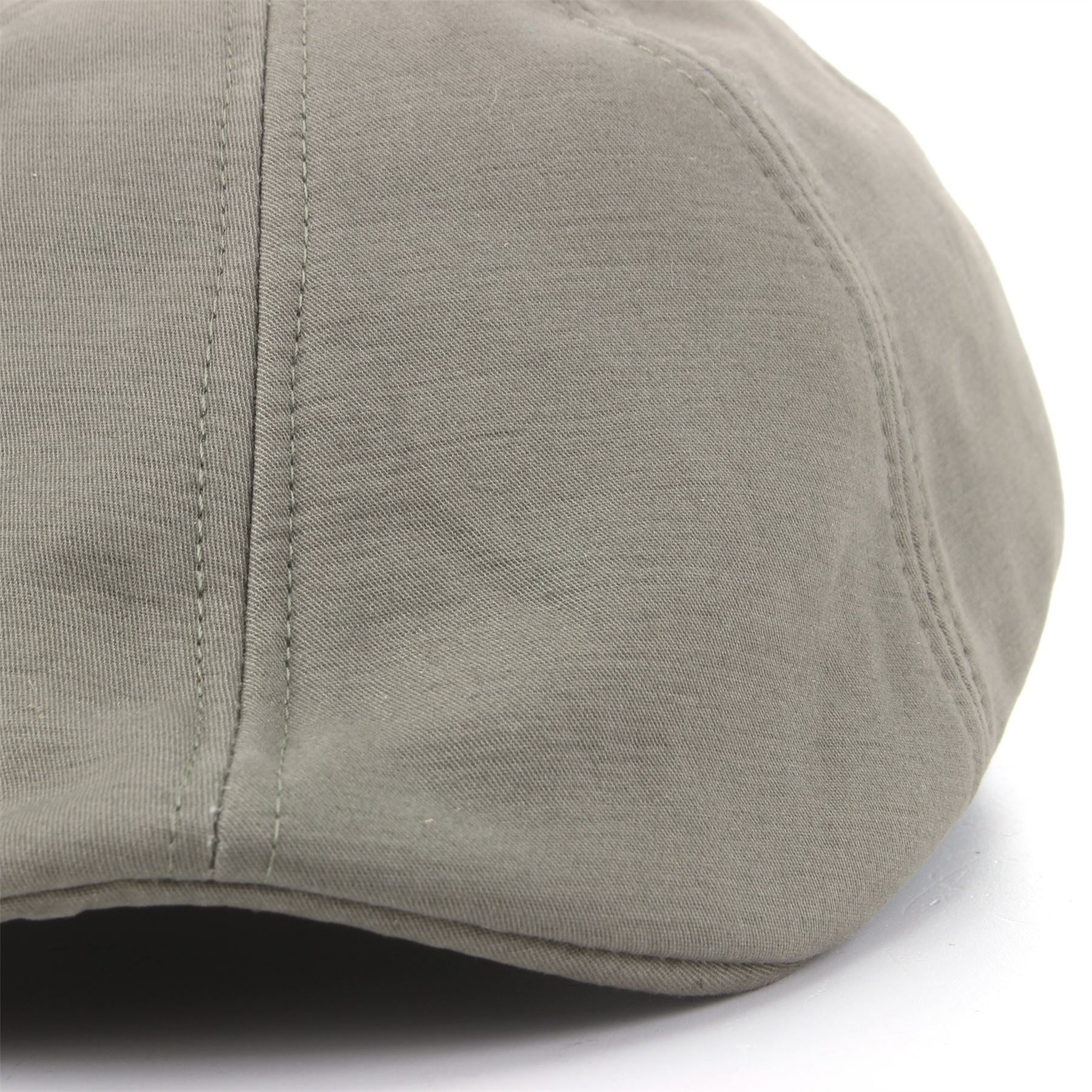 Cotton Duckbill Flat Cap - Beige