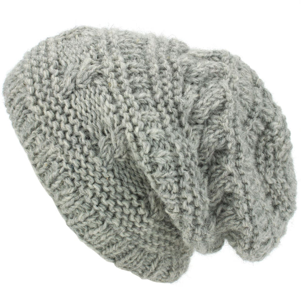 MENS ALLEN CREAM WOOL BEANIE HAT - B6A988U1HT