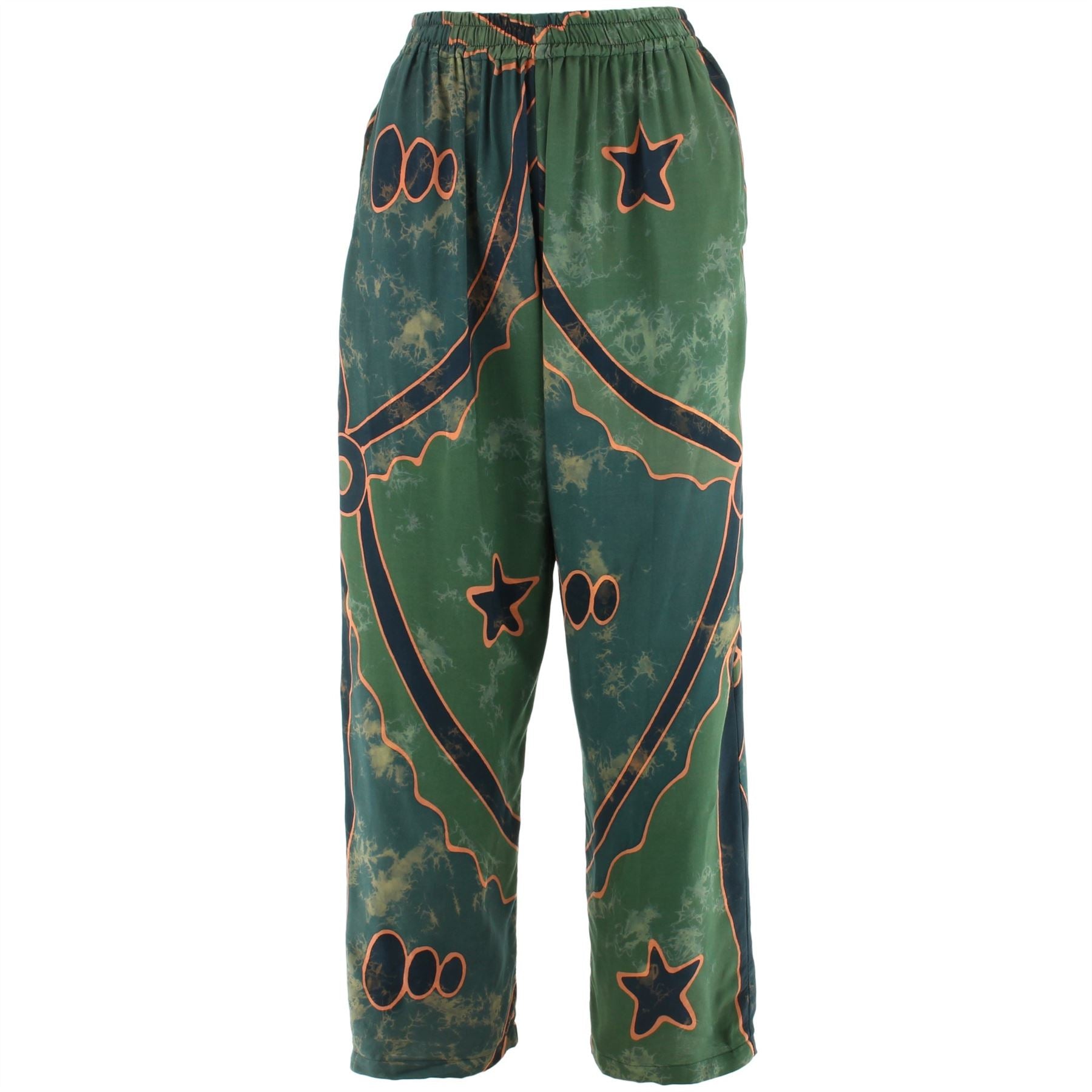 Bali Rayon Trousers - Green