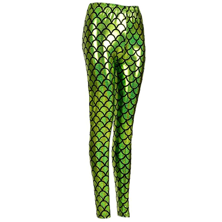 Shiny Fish Scale Leggings - Gold – LoudElephant