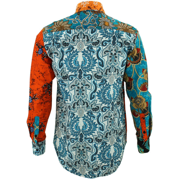 Regular Fit Long - Sleeve Panel - Shirt – Mixed LoudElephant Batik Random