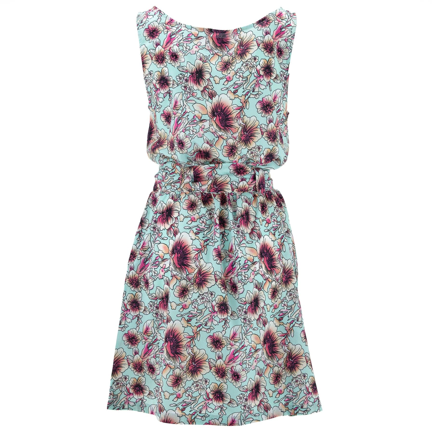 Belted Dress - Anemone