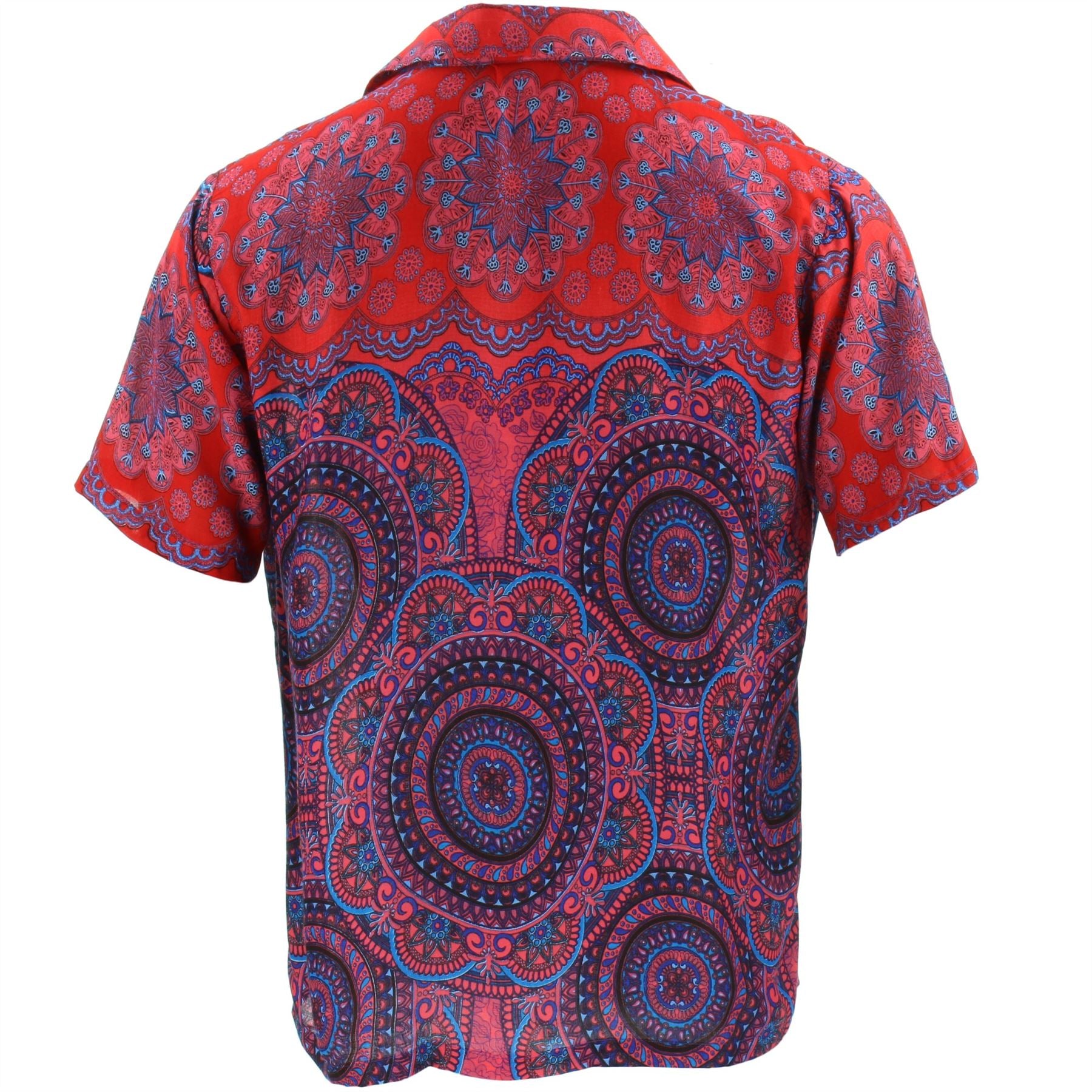 Boho Circle Mandala Shirt - Red