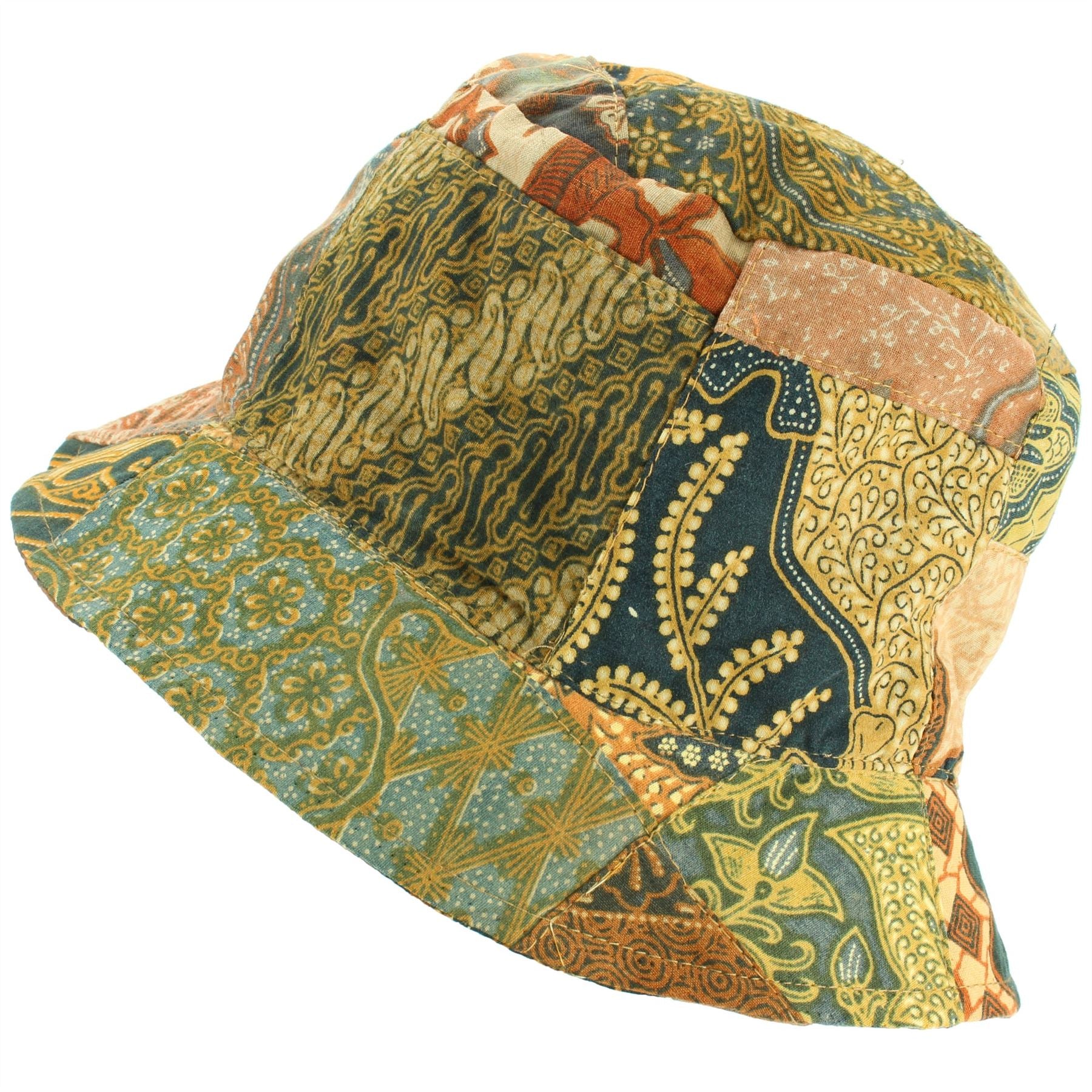 Batik Patchwork Bucket Hat