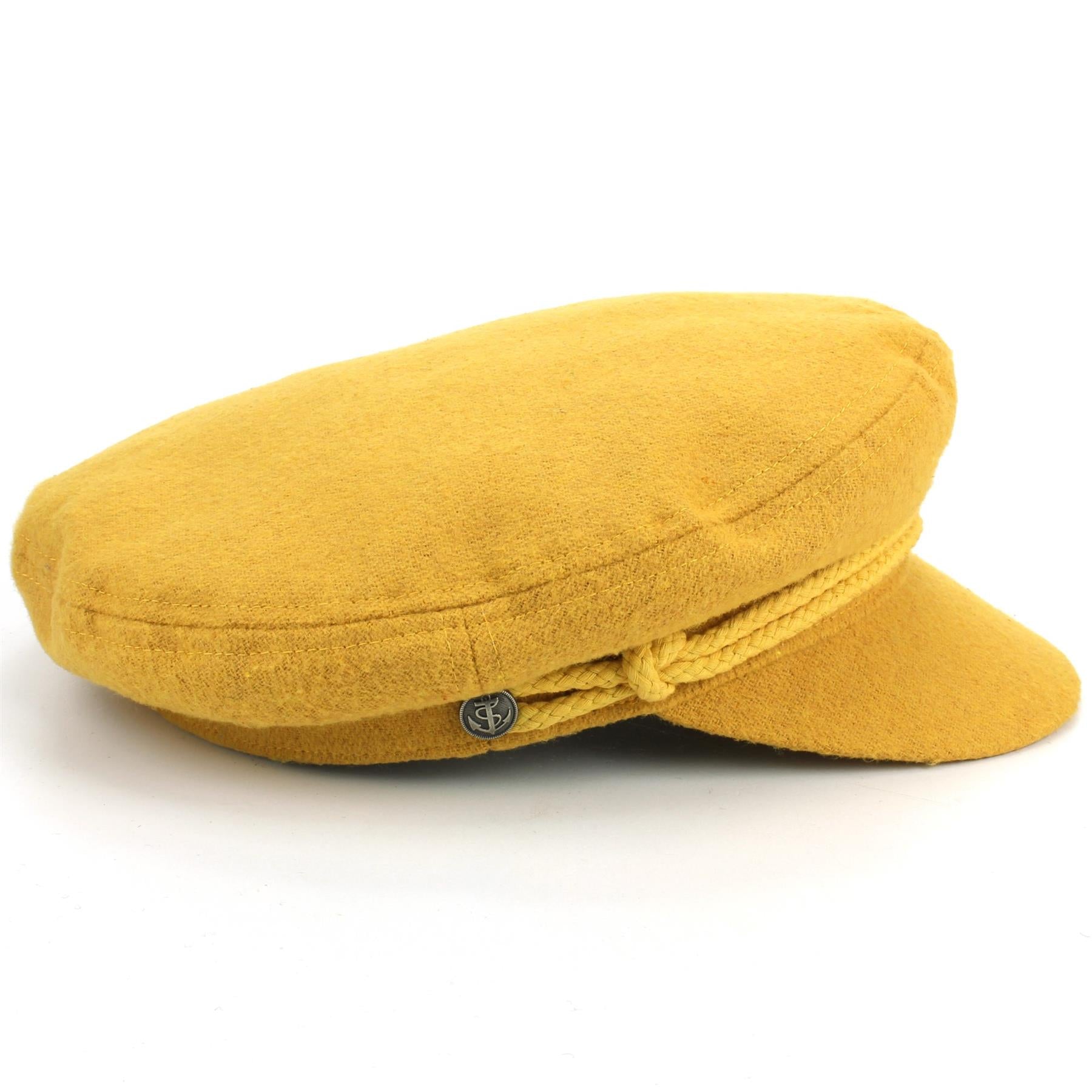 Cord Captain's Breton Cap - Mustard