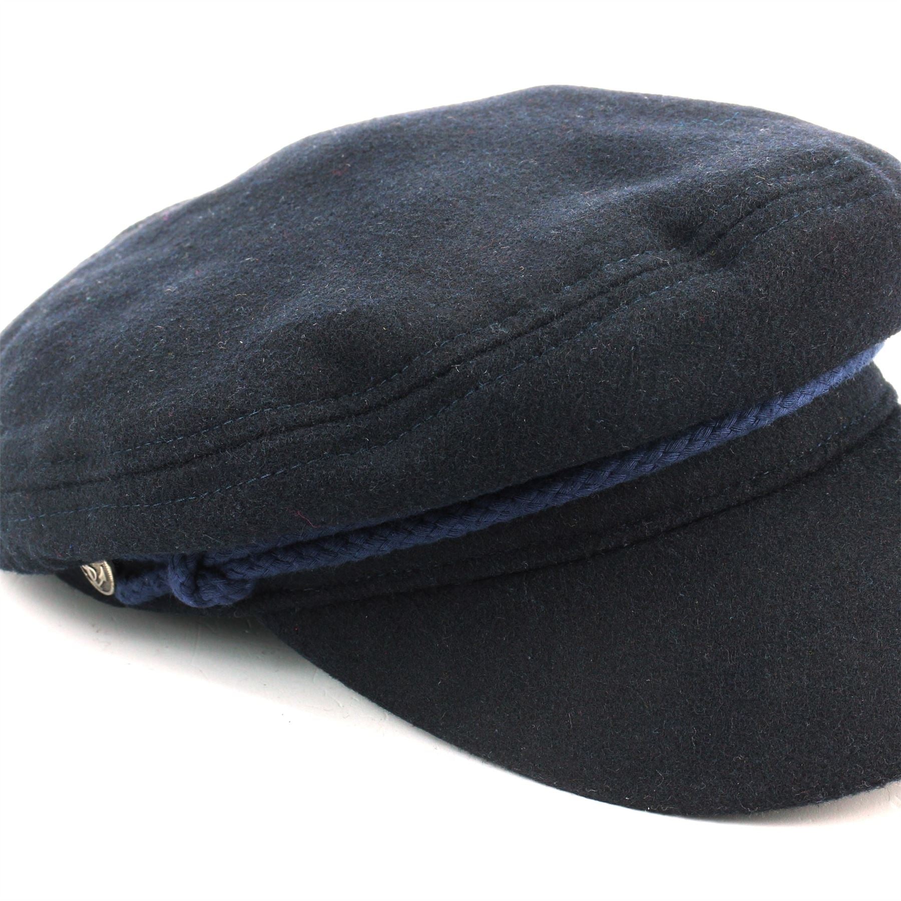 Cord Captain's Breton Cap - Navy