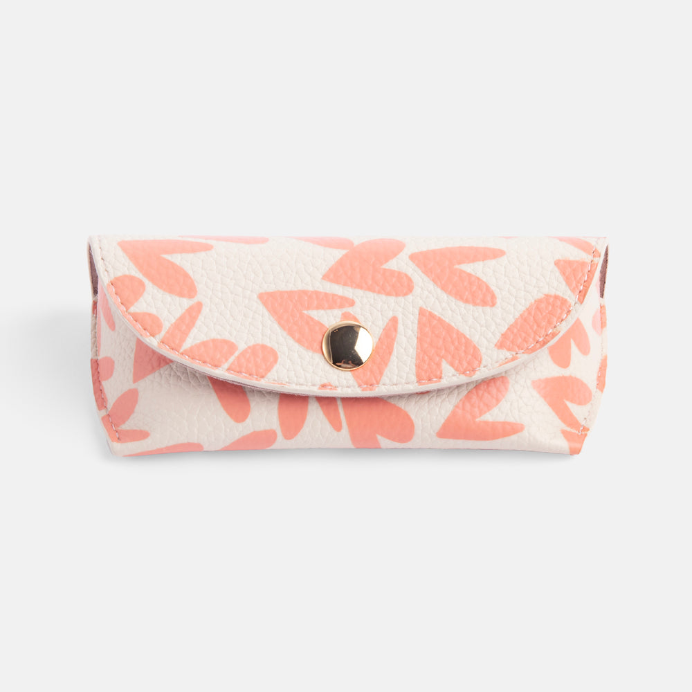 Coral Hearts Card Holder Coin Purse – Caroline Gardner