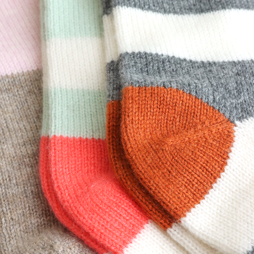 caroline gardner cashmere socks