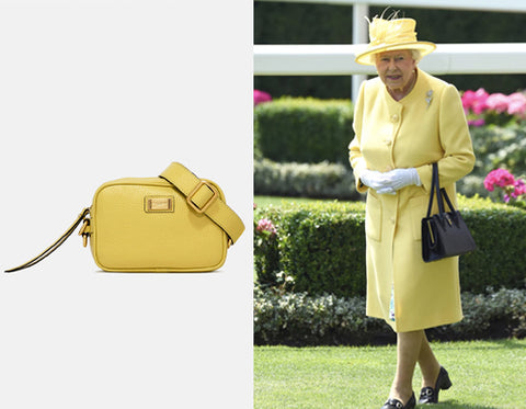 Sunny Yellow Leather Alyssa Crossbody Bag