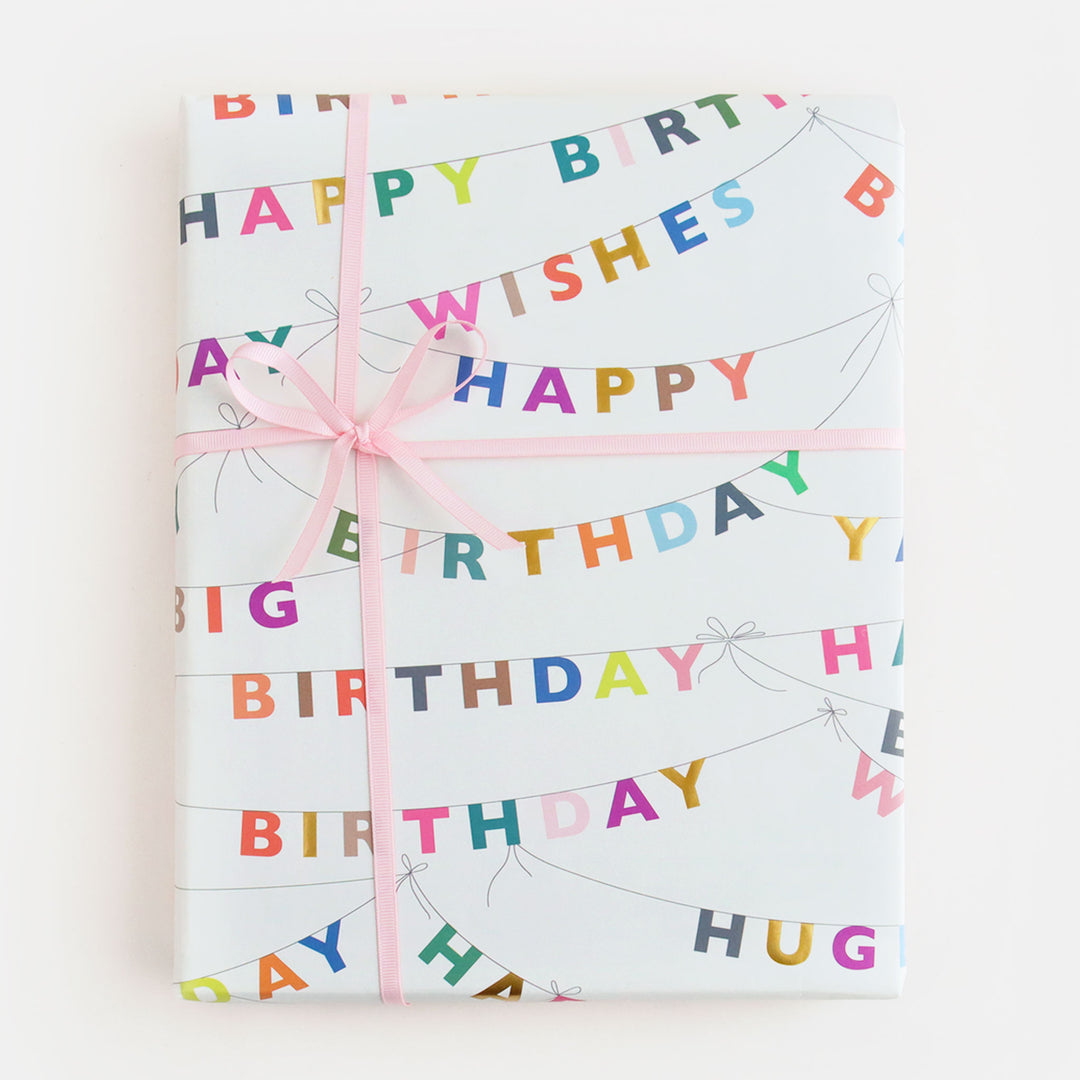 Happy Birthday Confetti Wrapping Paper – Caroline Gardner