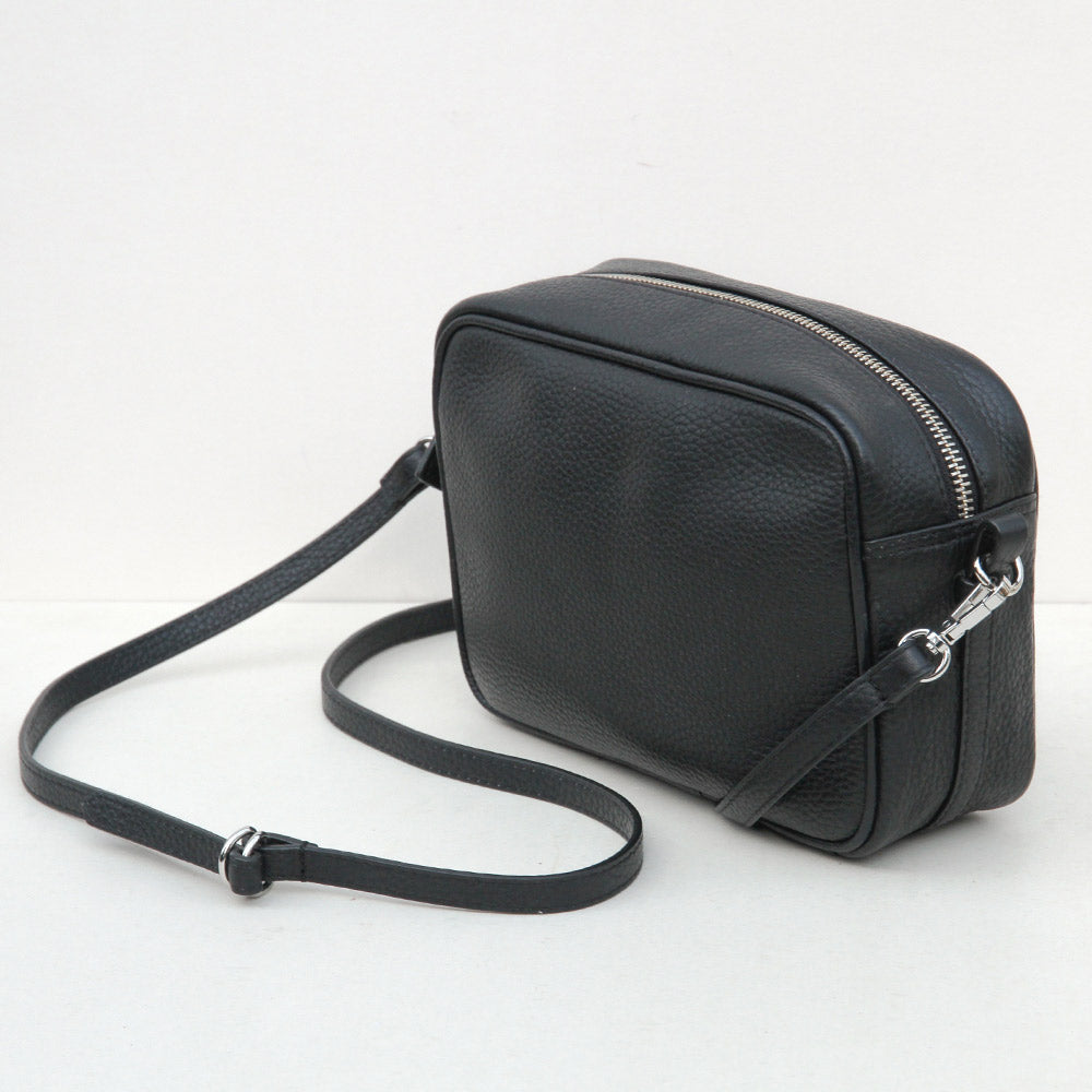 Black Leather Camera Bag – Caroline Gardner