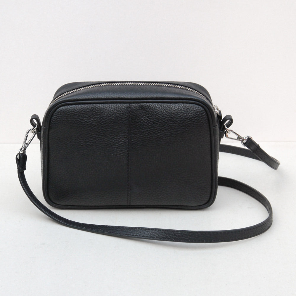 Black Leather Camera Bag – Caroline Gardner