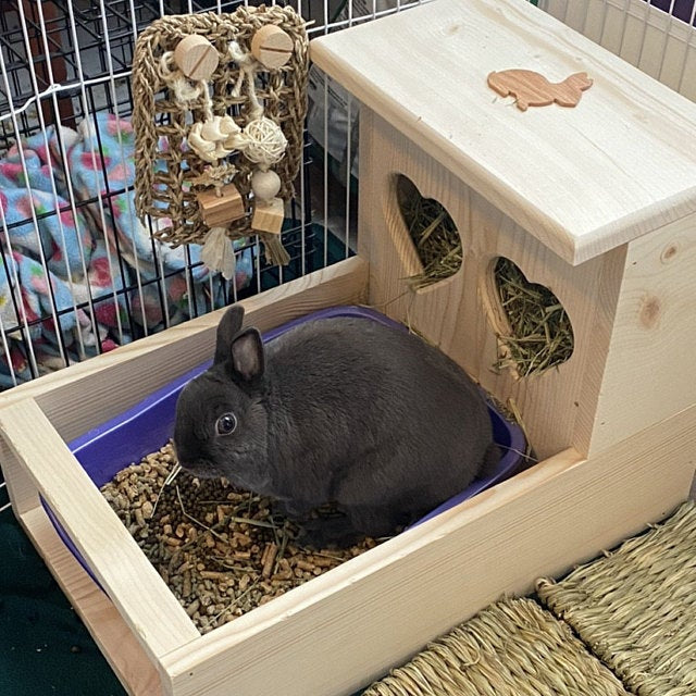 rabbit hay feeder