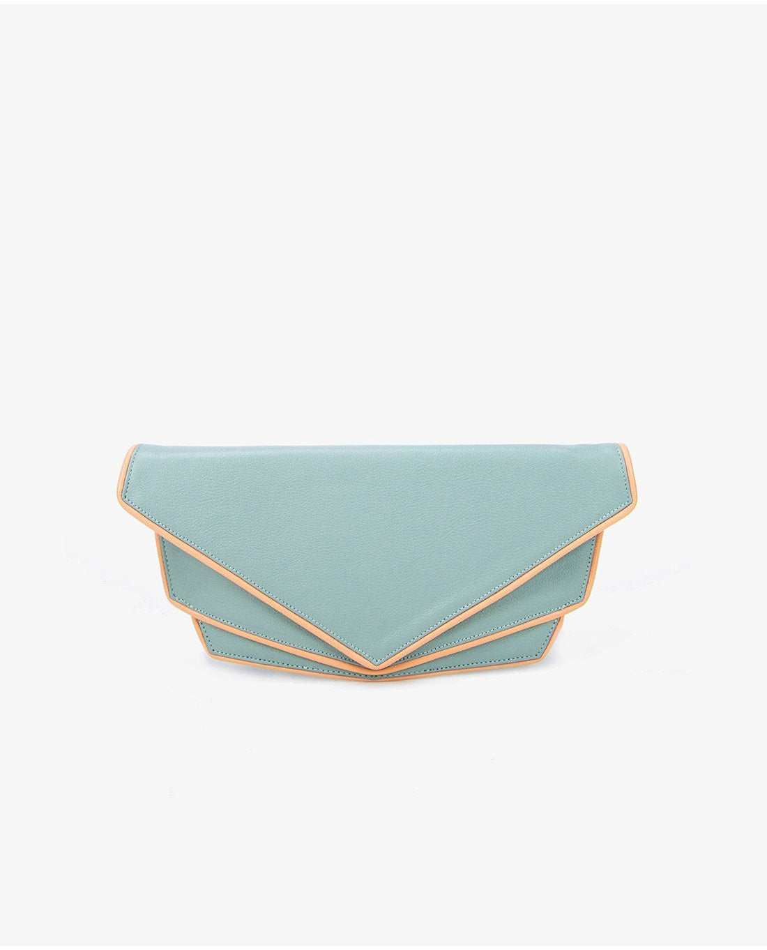 mint clutch bolsa