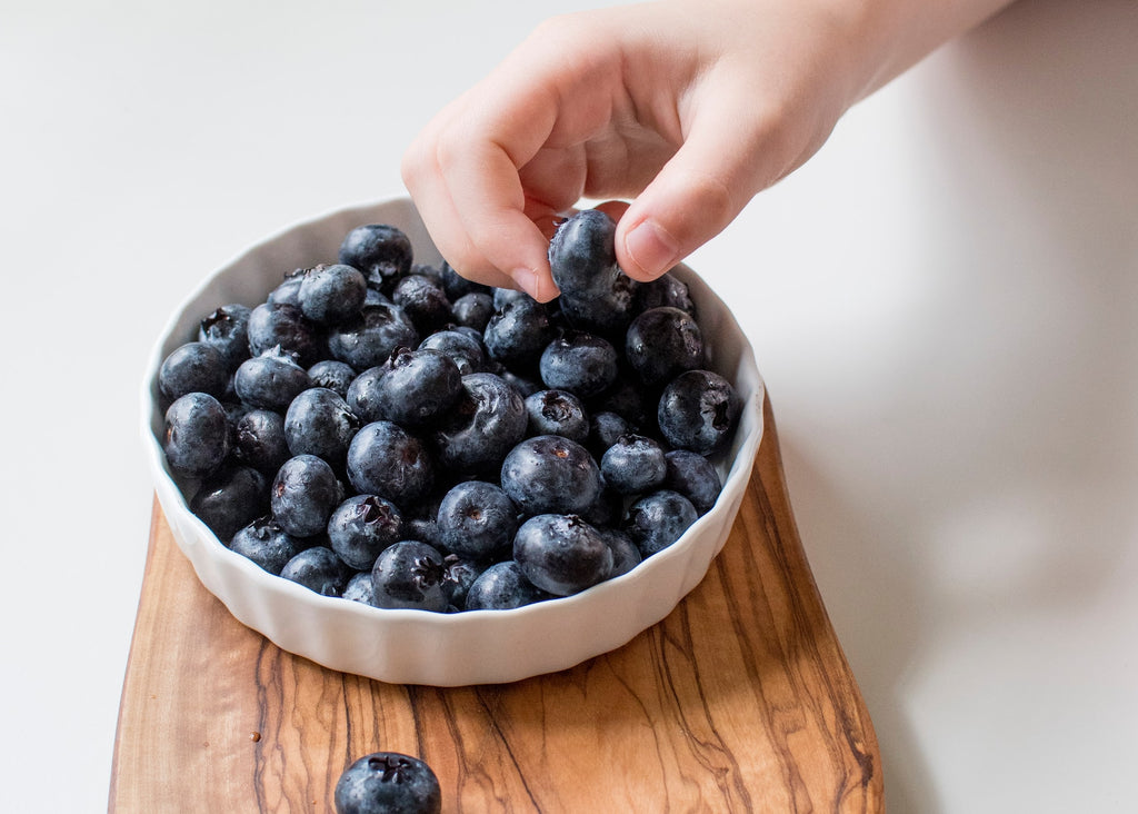 blueberries, eating, brain health