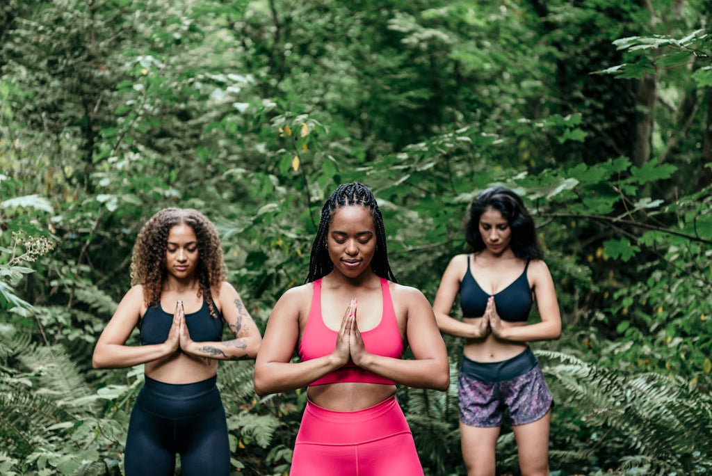 friends, meditating