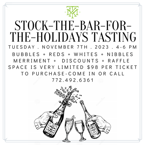 Stock the Bar Tasting