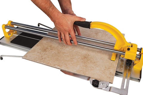 manual tile cutter for scoring straight line and snapping