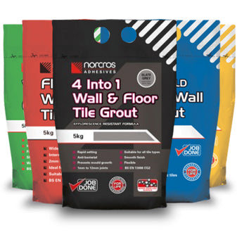 our range of grouts for wall and floor tiles