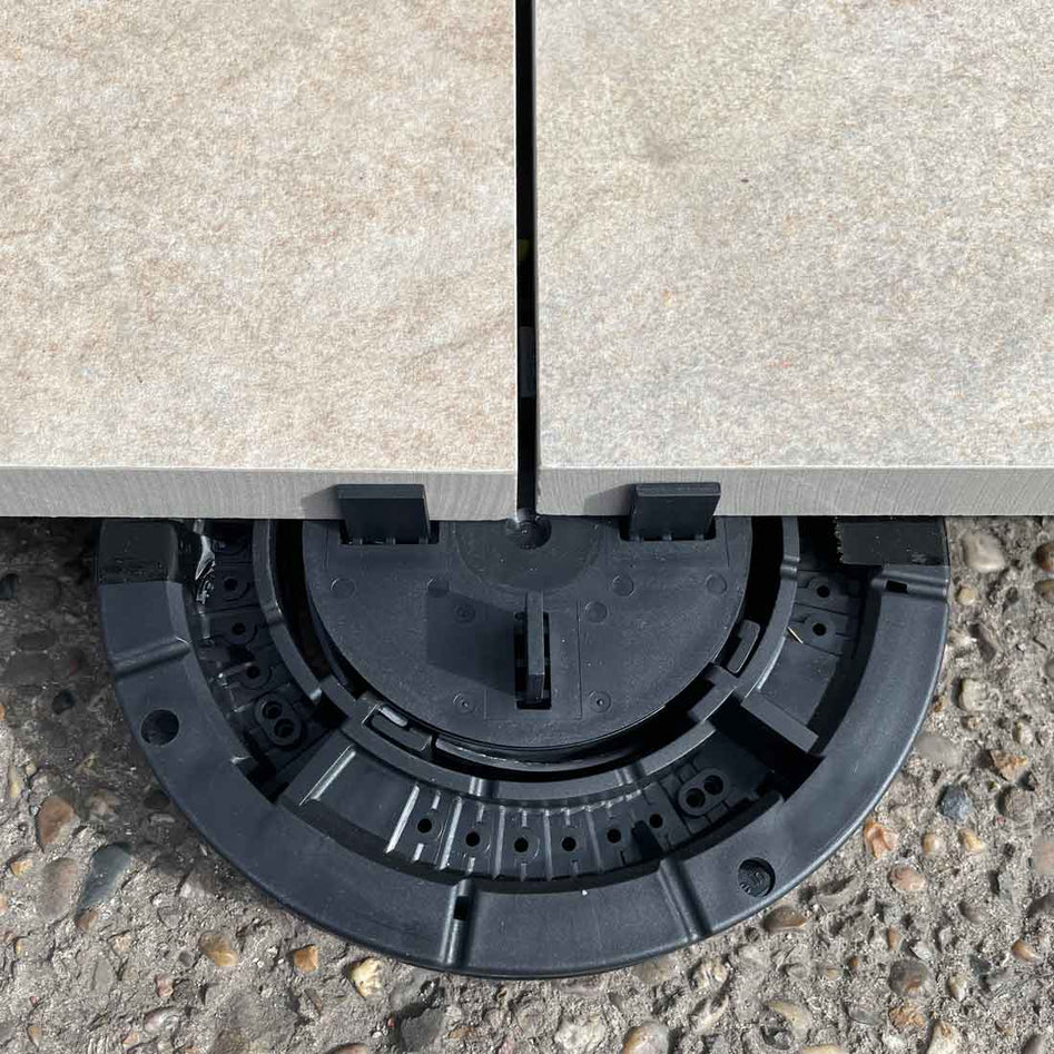 adjustable pedestal housing 2 light outdoor porcelain tiles on concrete