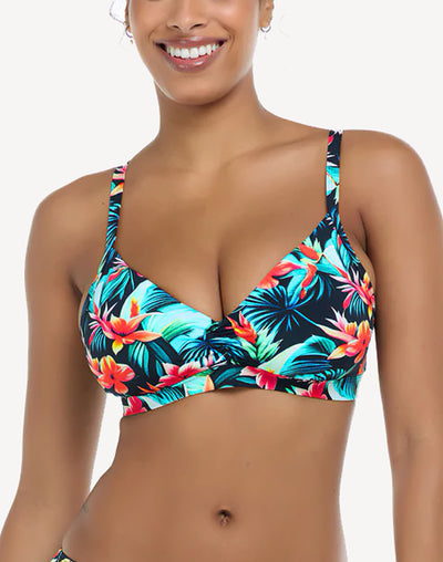 Hydrangeas Demi Cup Bikini Top S1501B1402 – Agua de Coco