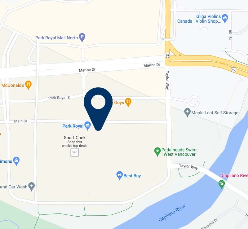 Swimco Park Royal Shopping Centre Location Map